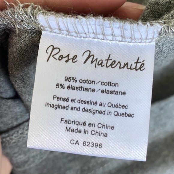Nwt Rose Maternite Maternity Sleeveless Cotton Dress • Solid Grey • XXL - Picture 7 of 9